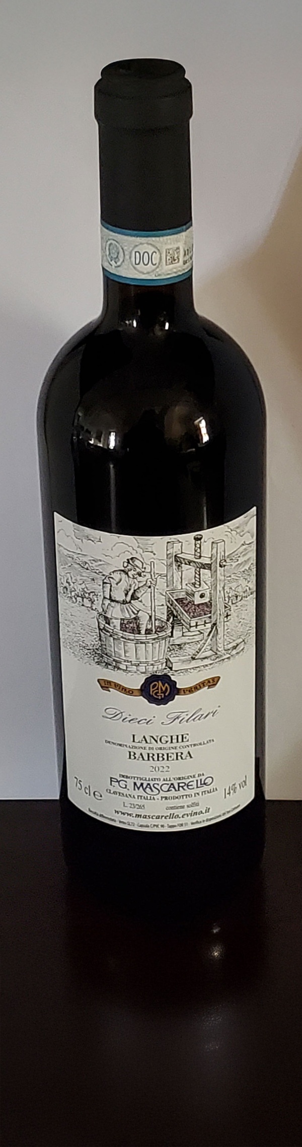 Mascarello - LANGHE BARBERA DIECI FILARI DOC Mascarello - LANGHE BARBERA DIECI FILARI DOC